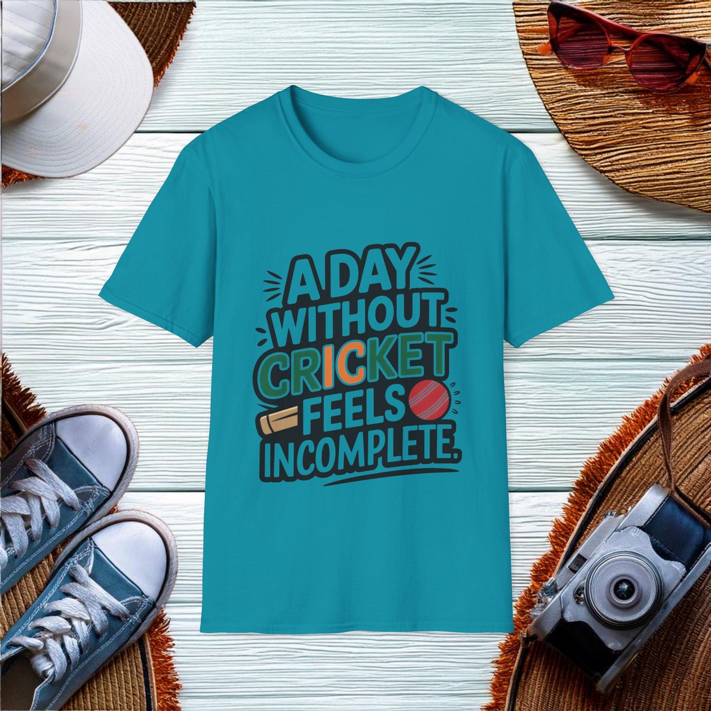 A Day Without Cricket T-Shirt - Location: United States