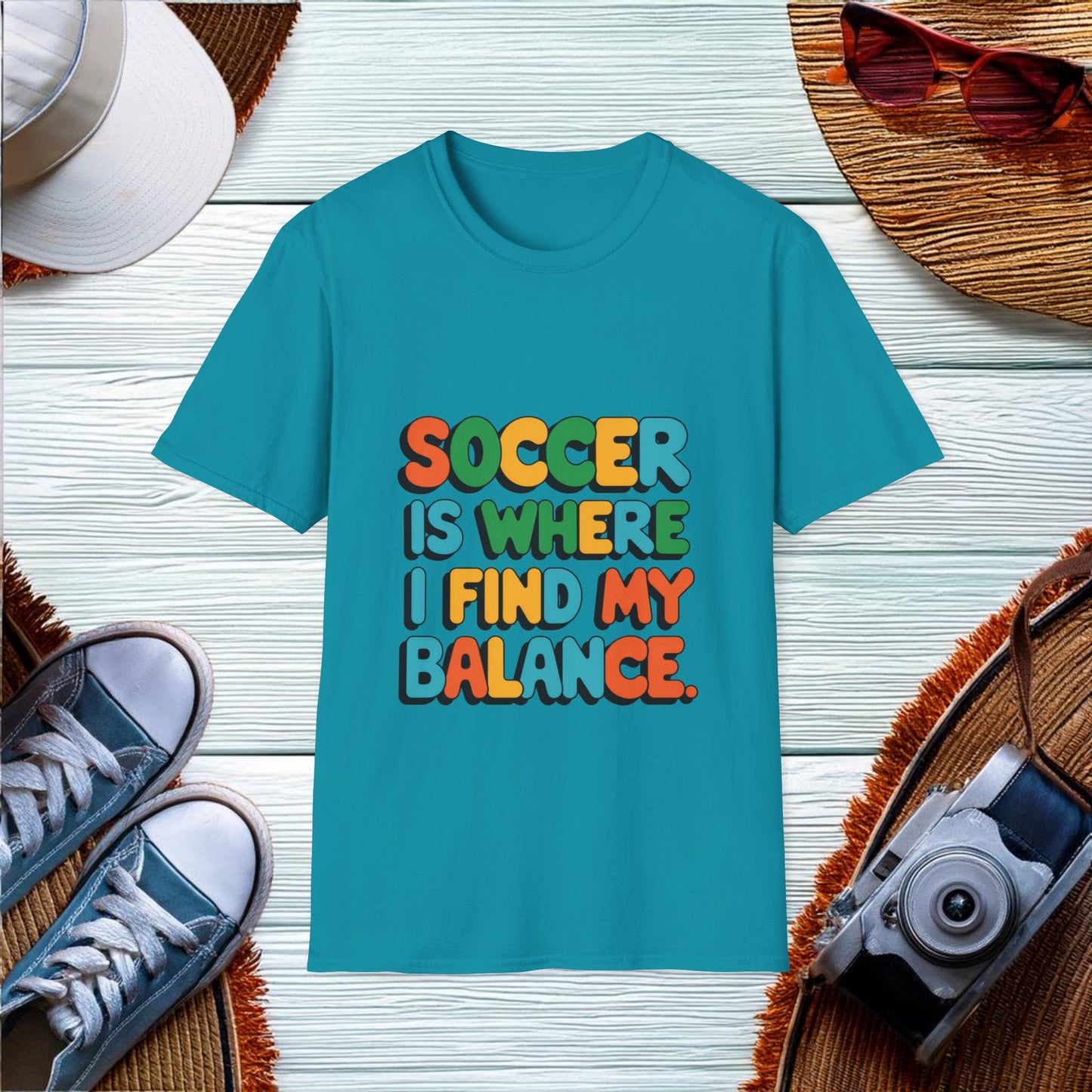 Finding Balance in Soccer T-Shirt - Location: United States