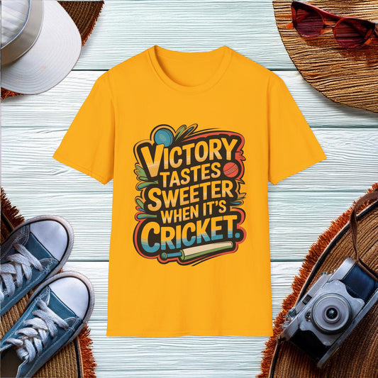 Victory tastes sweeter when it's cricket T-Shirt - Location: United States