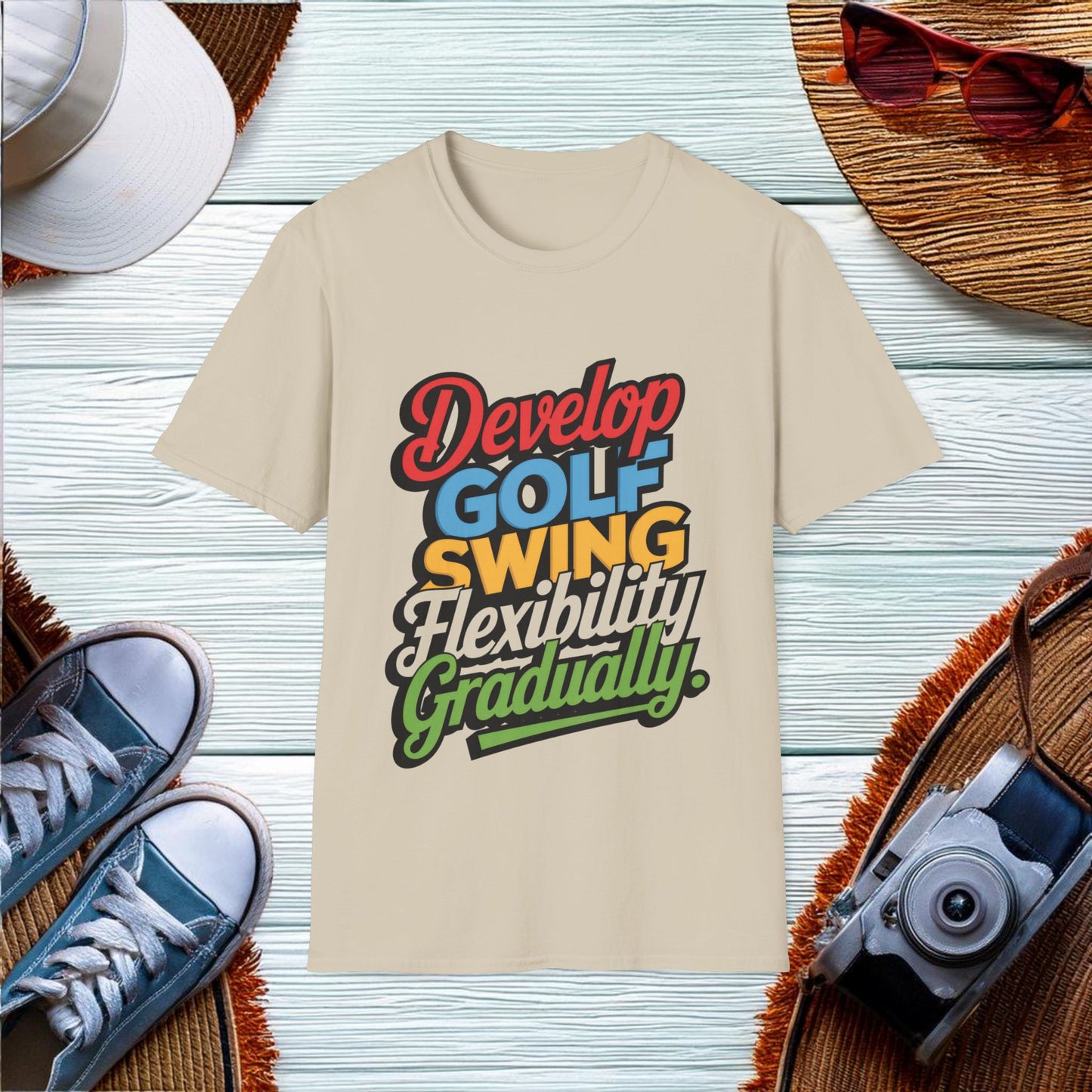 Developing Golf Swing Flexibility T-Shirt - Location: United States