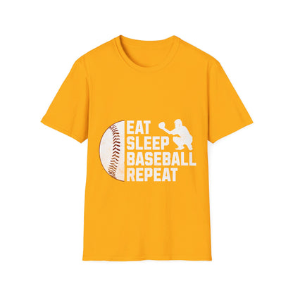 Eat Sleep Baseball Repeat T-Shirt