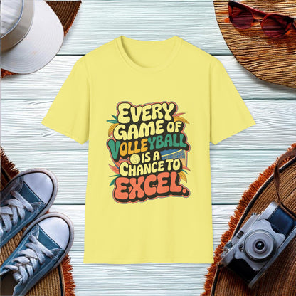 Every game of volleyball is a chance to excel T-Shirt - Location: United States