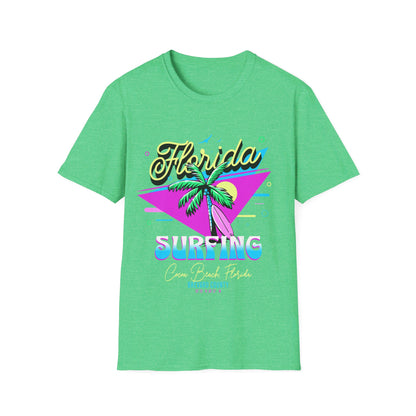 Floria Surfing Cocoa Beach Vintage Design T-Shirt