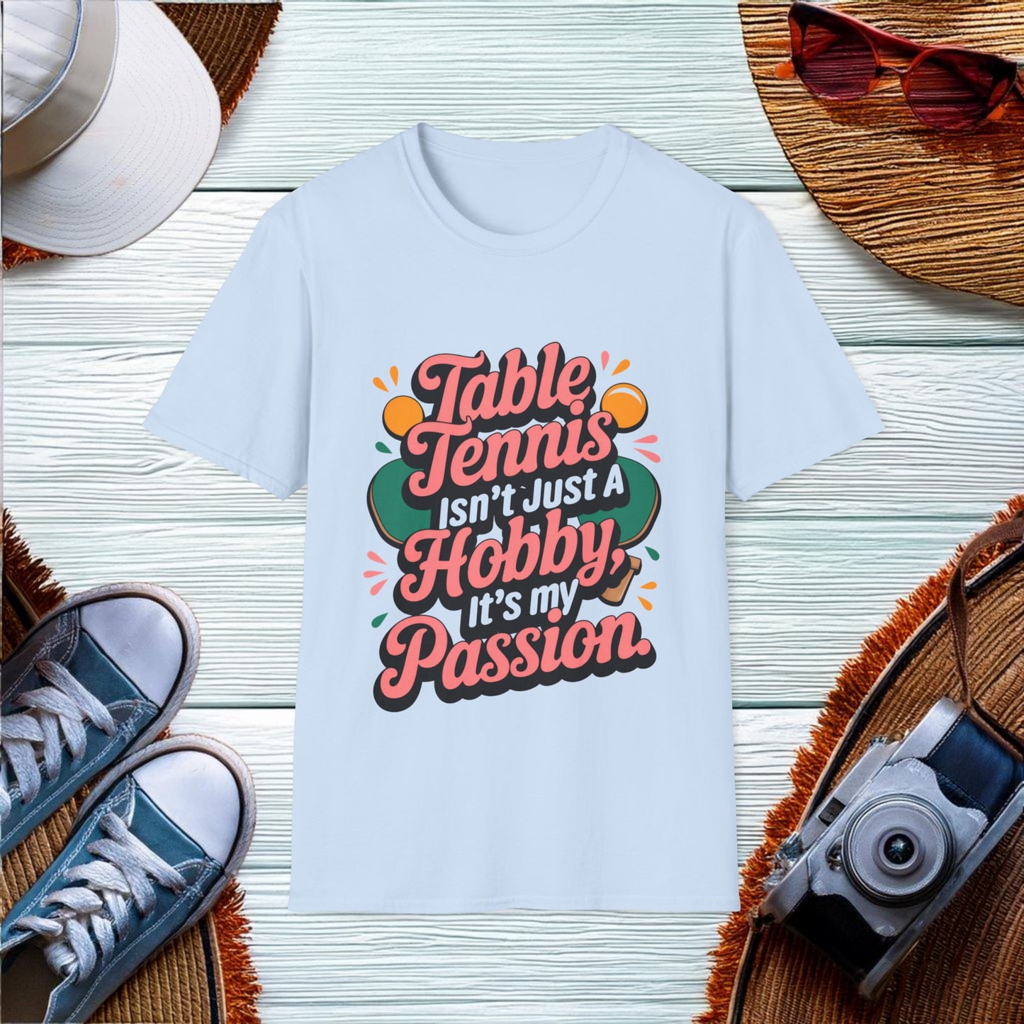 Passion for Table Tennis T-Shirt - Location: United States