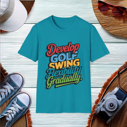 Developing Golf Swing Flexibility T-Shirt - Location: United States