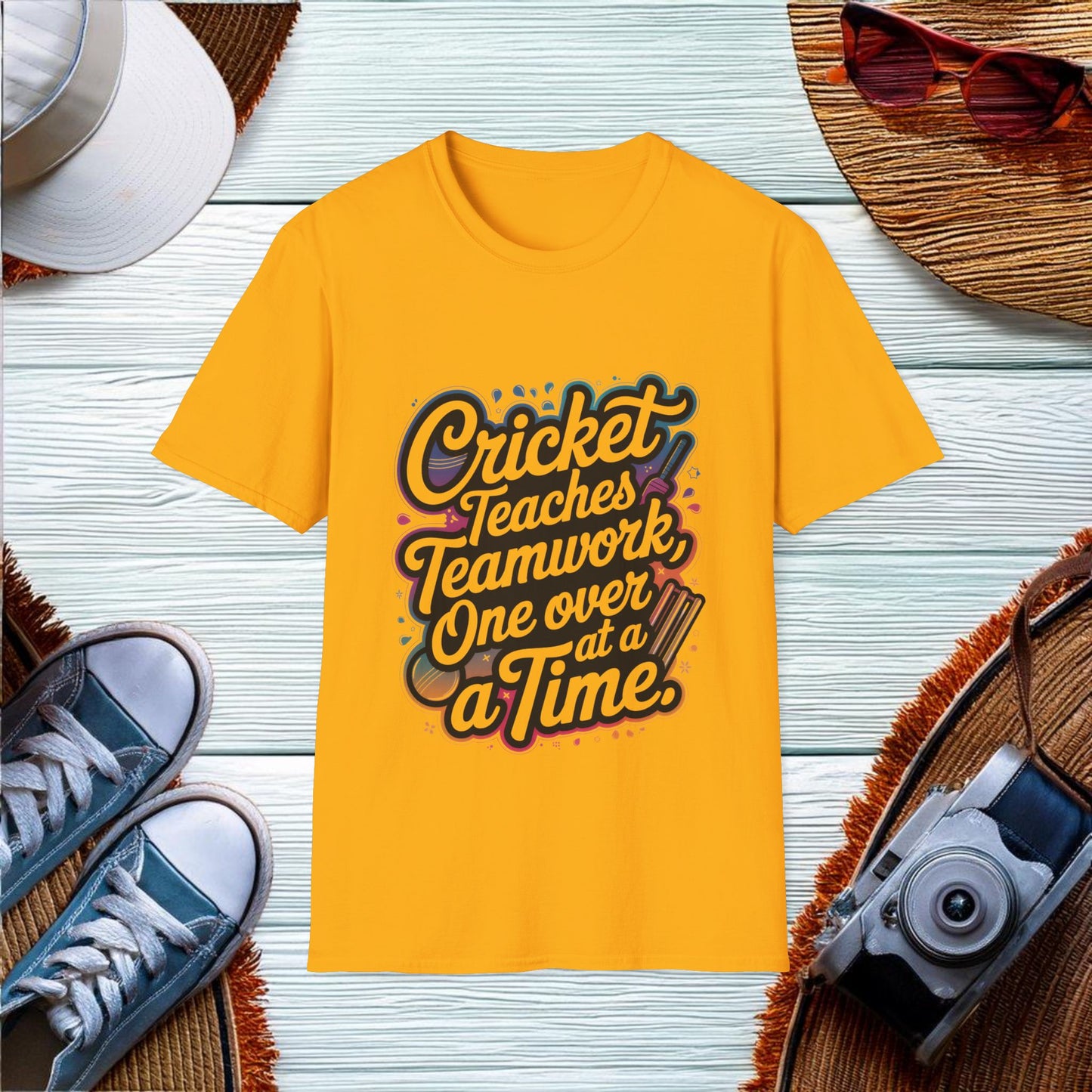 Cricket Teamwork Quote T-Shirt - Location: United States