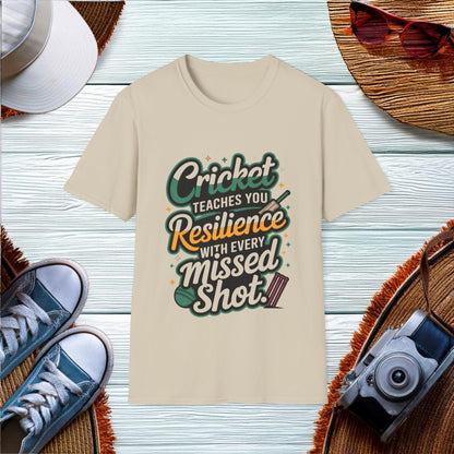 Resilience in Cricket T-Shirt - Location: United States