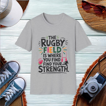 Finding Strength on the Rugby Field T-Shirt - Location: United States