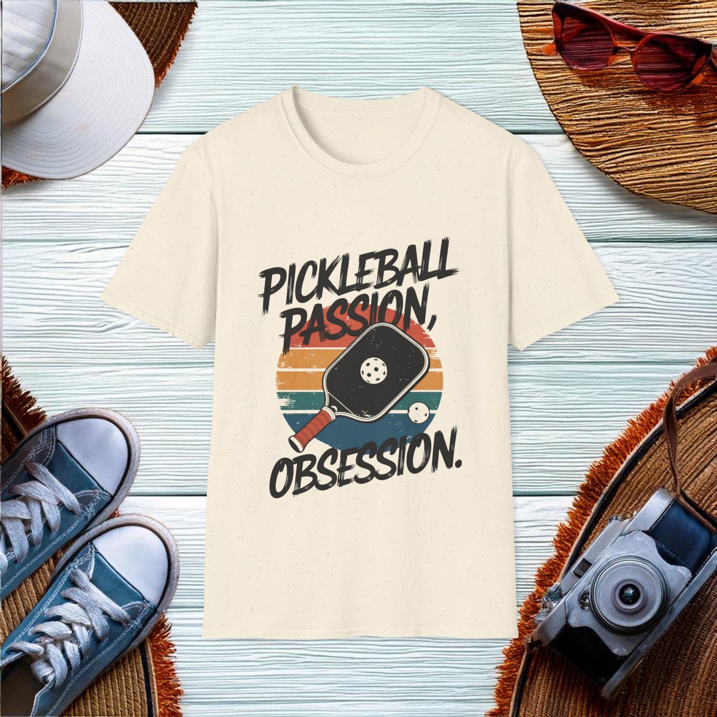 Pickleball Passion Design T-Shirt - Location: United States