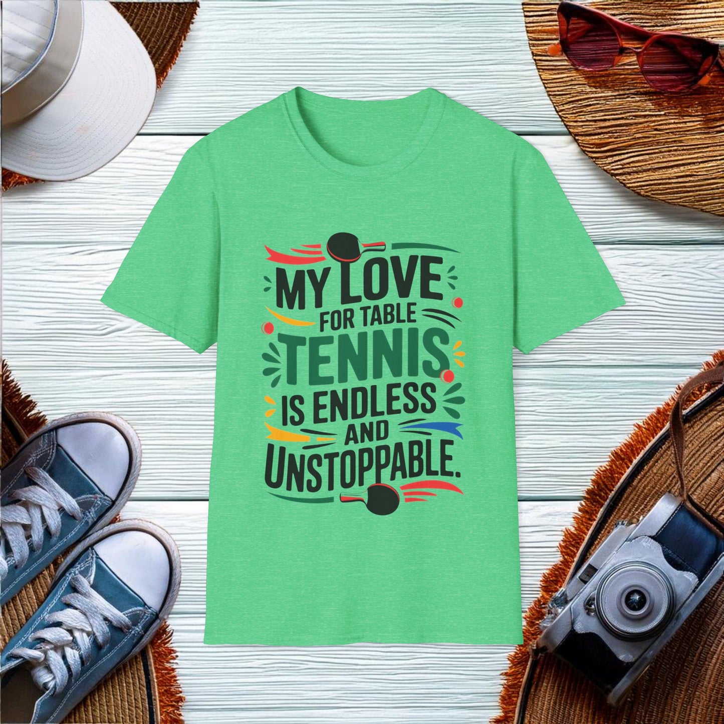 Endless Love for Table Tennis T-Shirt - Location: United States