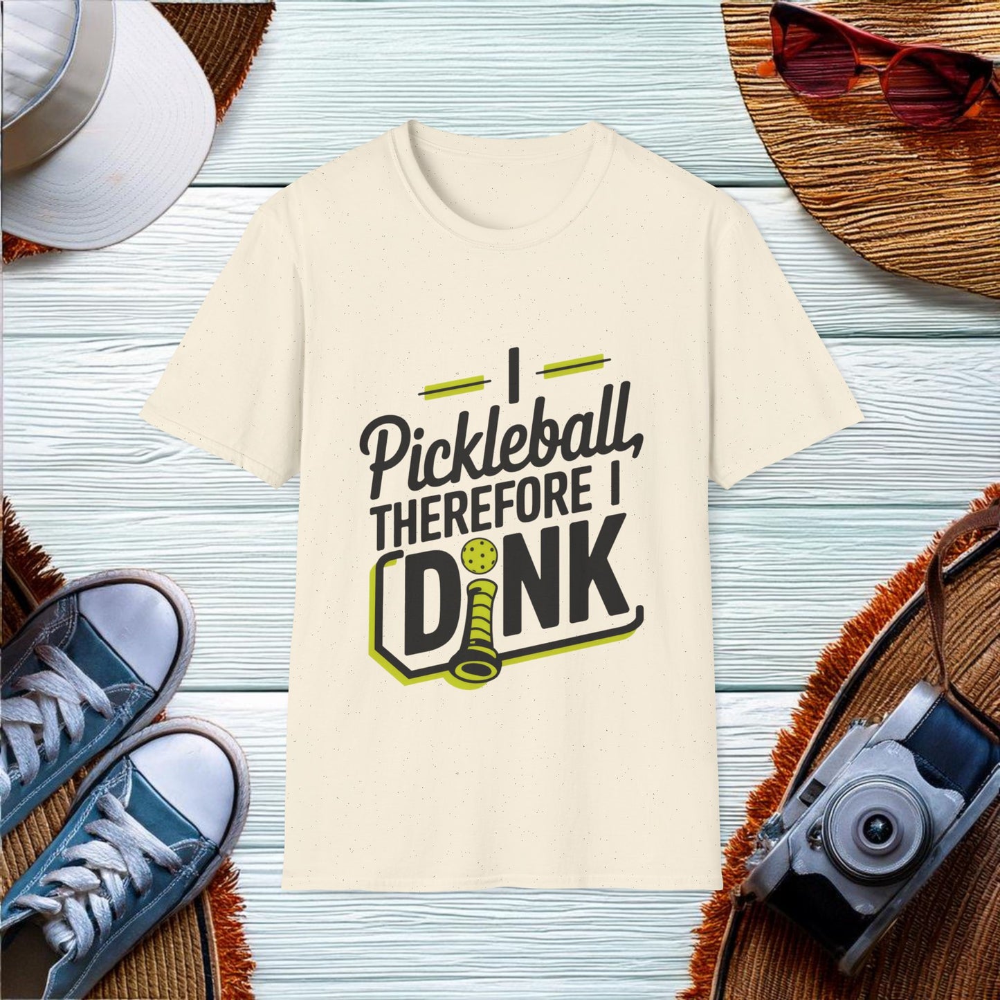 I Pickleball Therefore I Dink T-Shirt - Location: United States