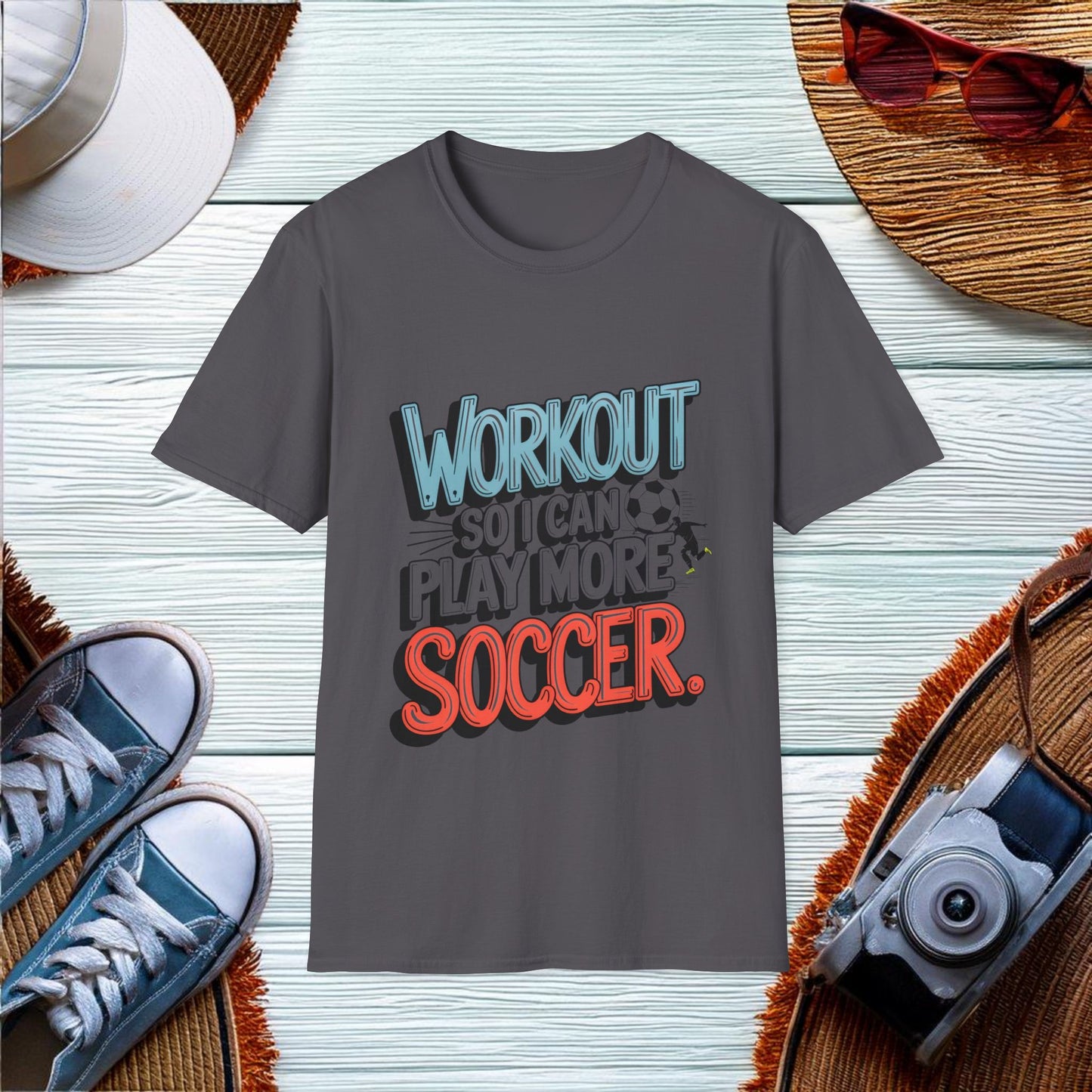 Fitness and Soccer T-Shirt - Location: United States