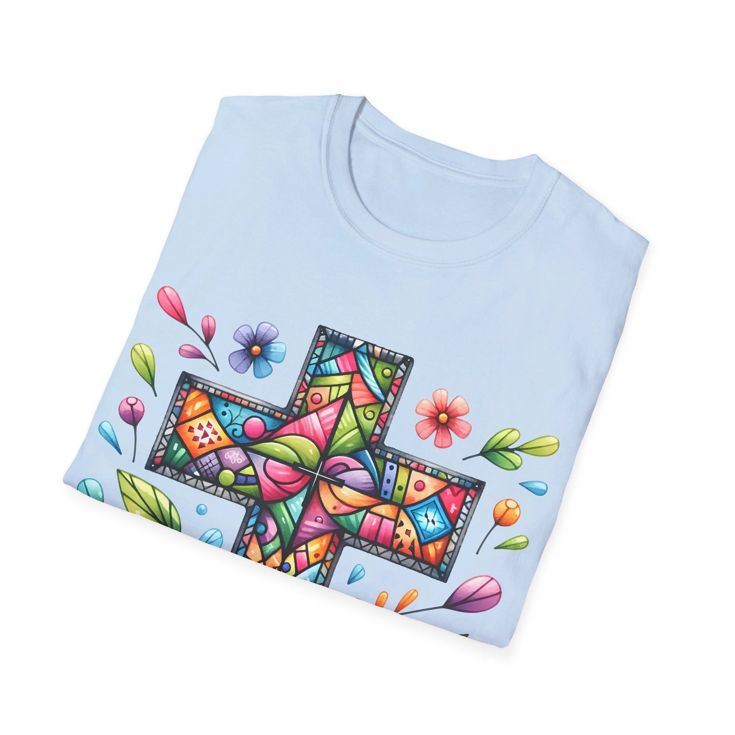 Faith - Cross - flowers  T-Shirt