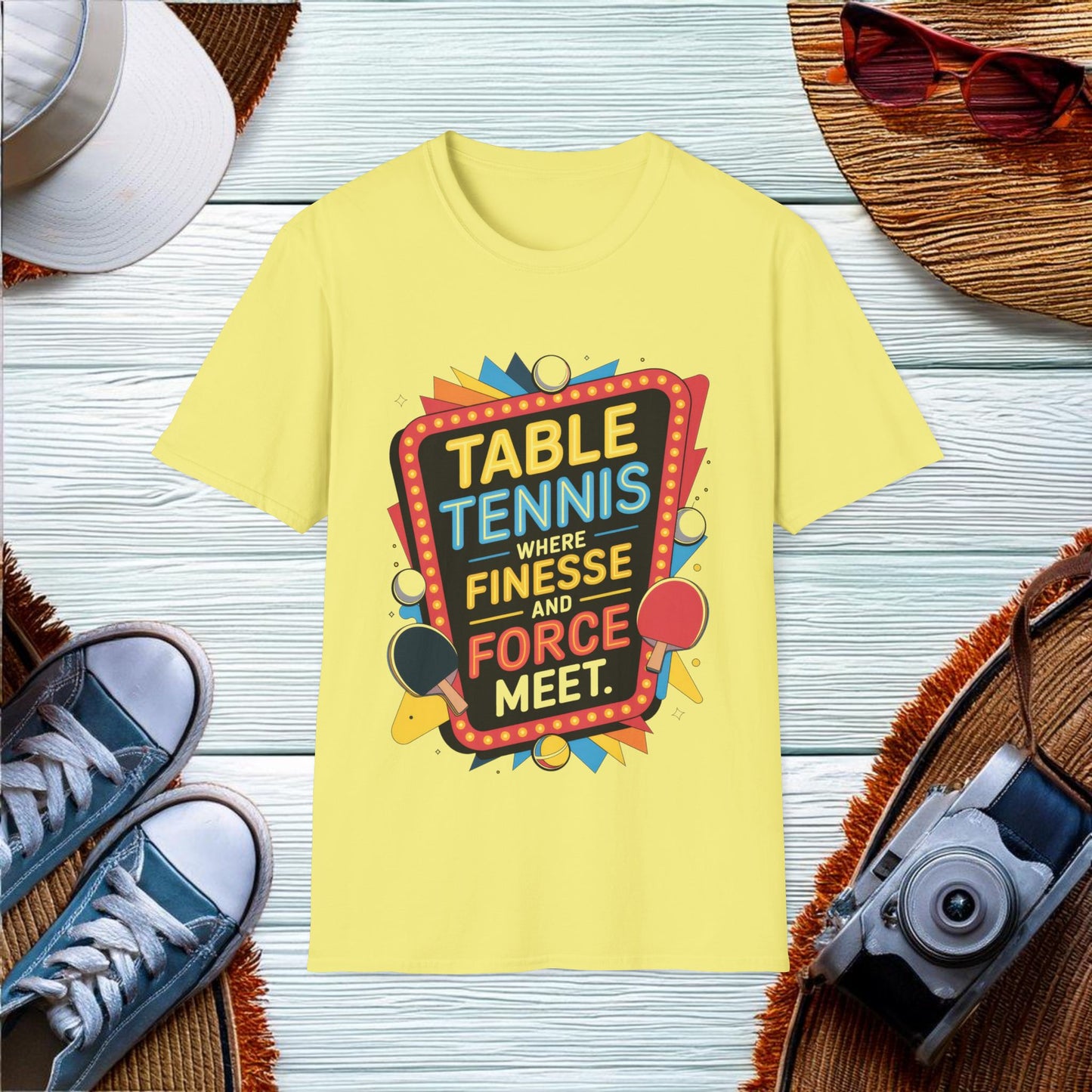 Table Tennis Finesse and Force T-Shirt - Location: United States