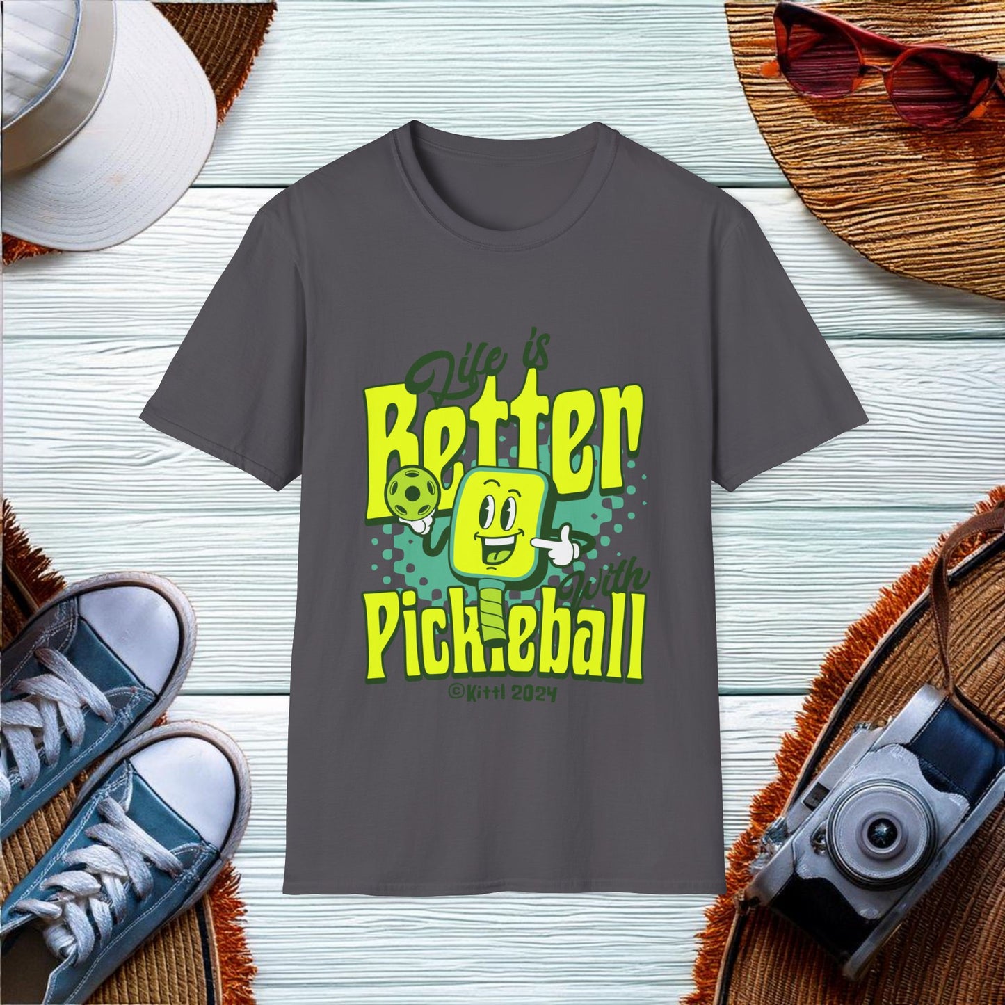 Life With Pickleball T-Shirt