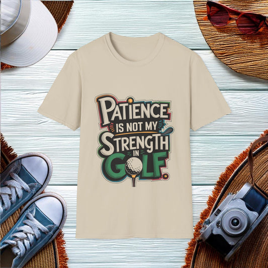 Patience in Golf T-Shirt - Location: United States