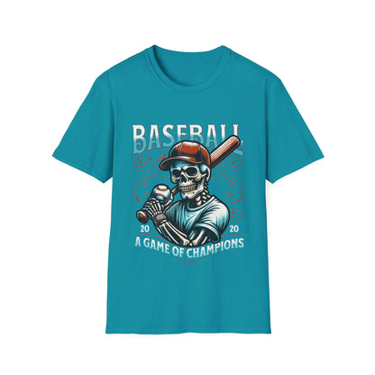 Baseball Skull Vintage T-Shirt