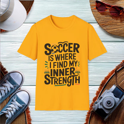 Inner Strength in Soccer T-Shirt - Location: United States