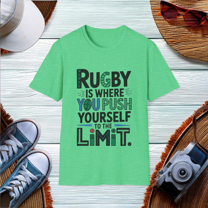 Limit-Pushing in Rugby T-Shirt - Location: United States