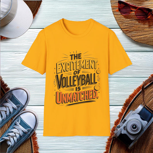 The Excitement of Volleyball T-Shirt - Location: United States