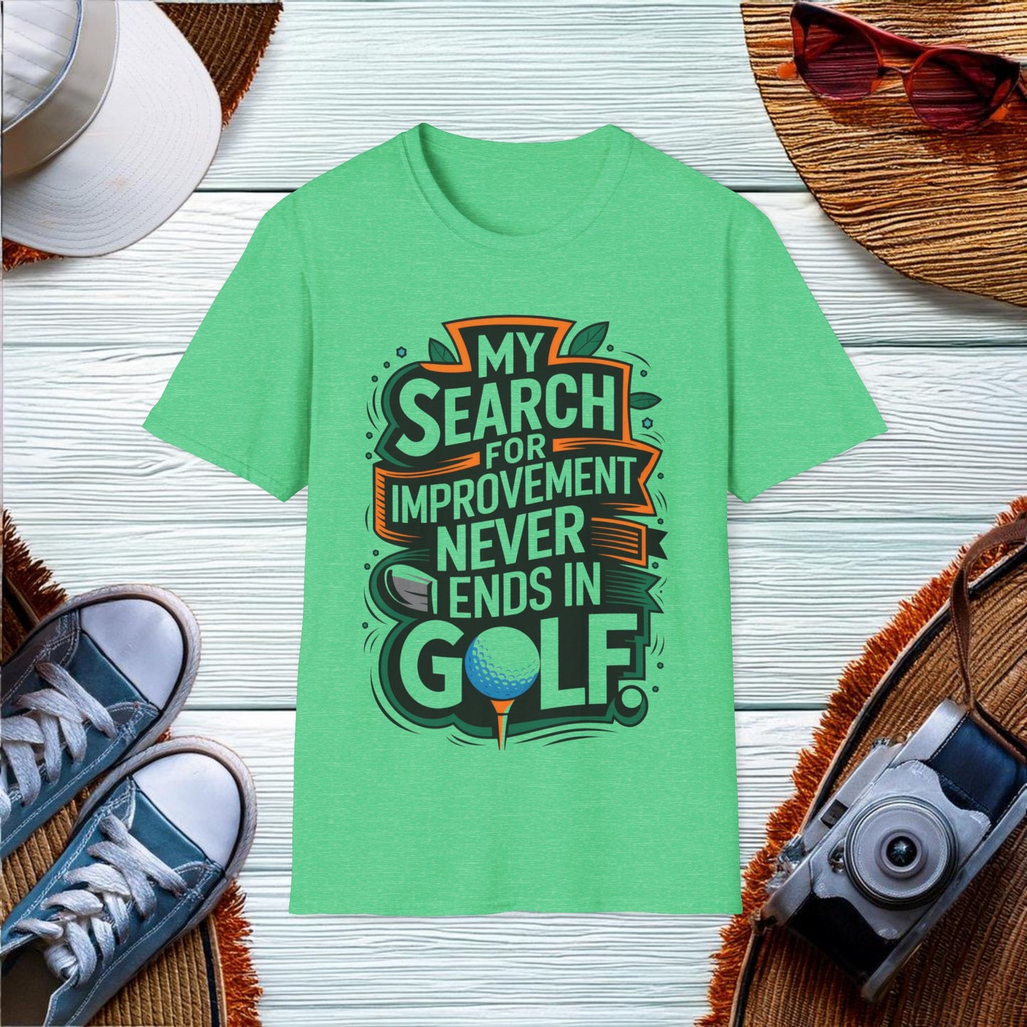 Continuous Improvement in Golf T-Shirt - Location: United States