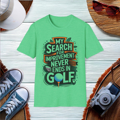 Continuous Improvement in Golf T-Shirt - Location: United States