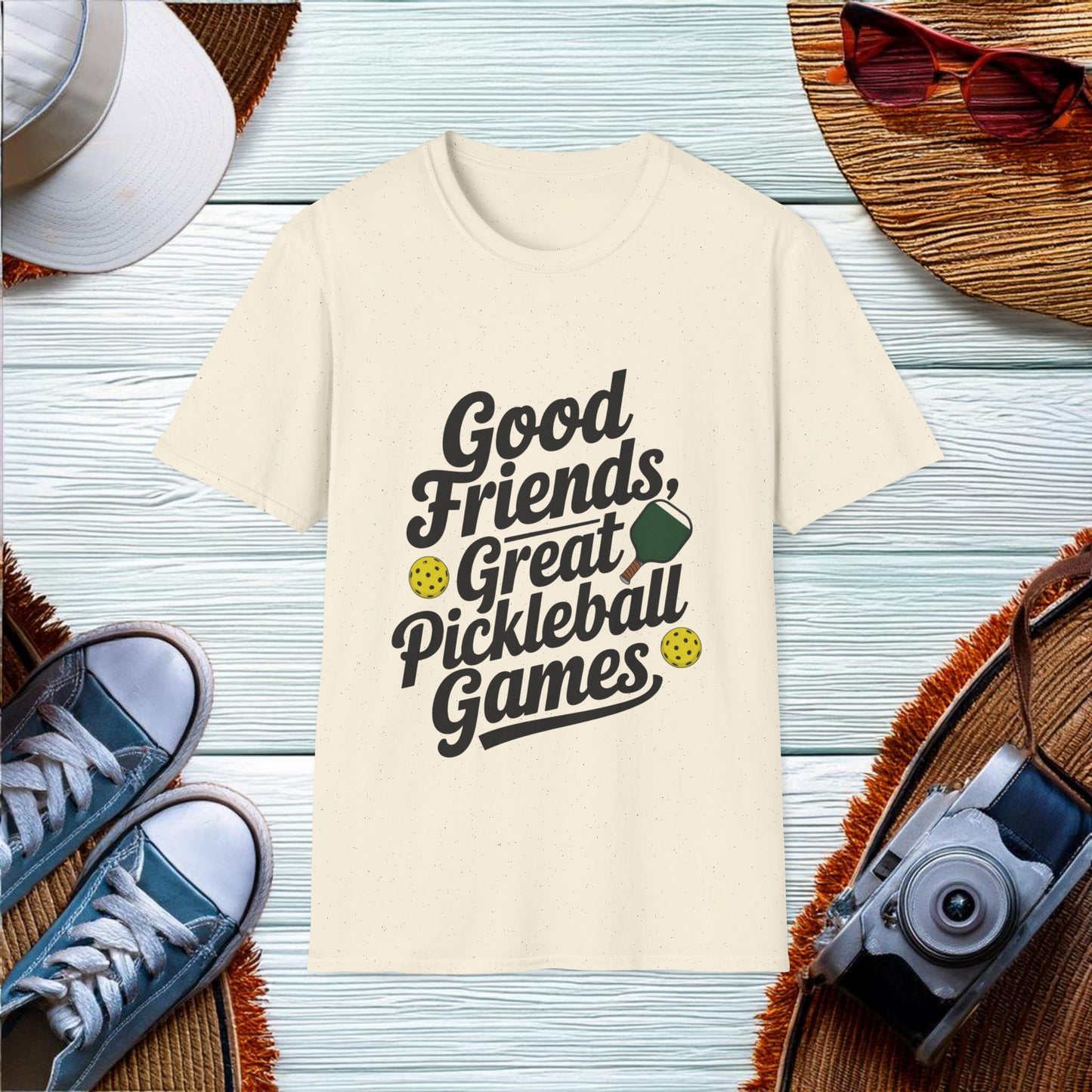 Good friends great pickleball games T-Shirt - Location: United States