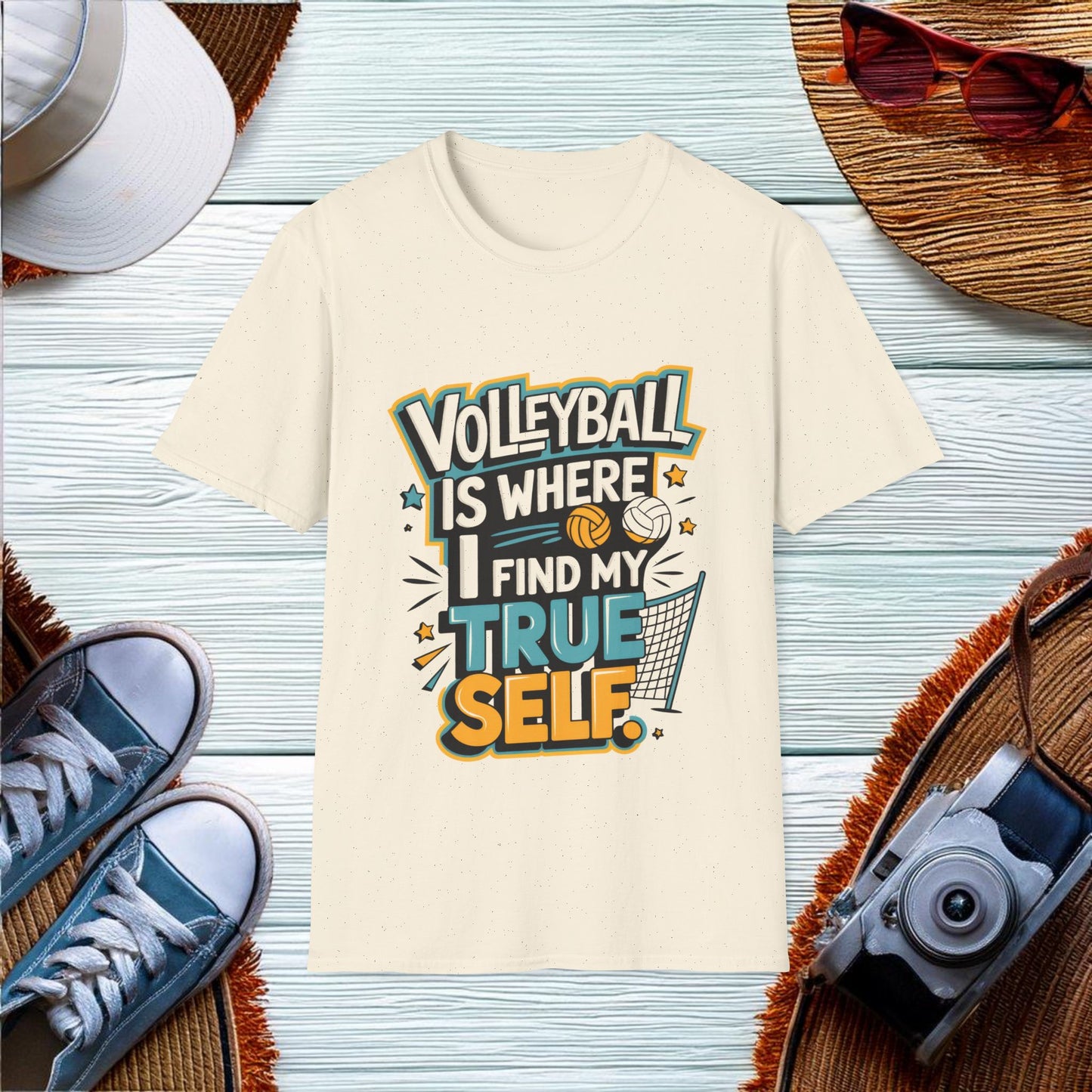 Discovering True Self in Volleyball T-Shirt - Location: United States