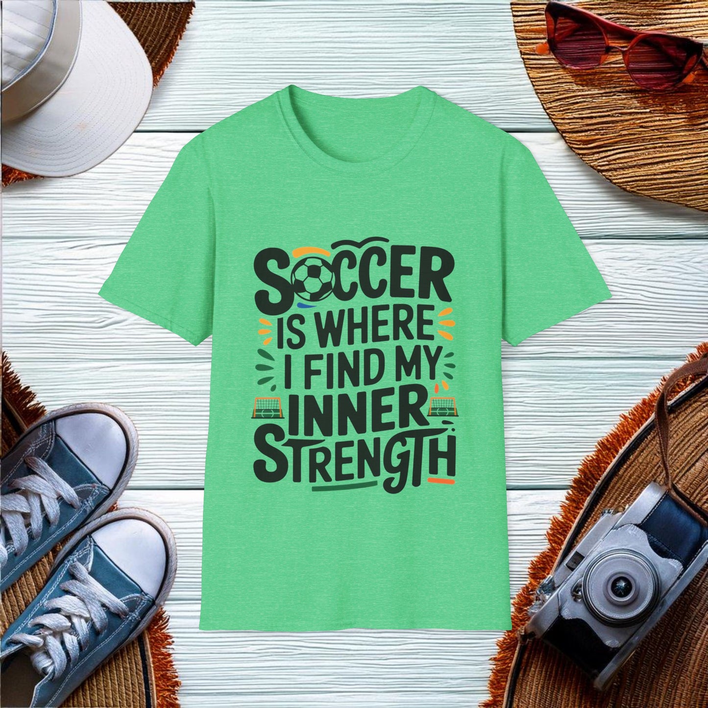 Inner Strength in Soccer T-Shirt - Location: United States