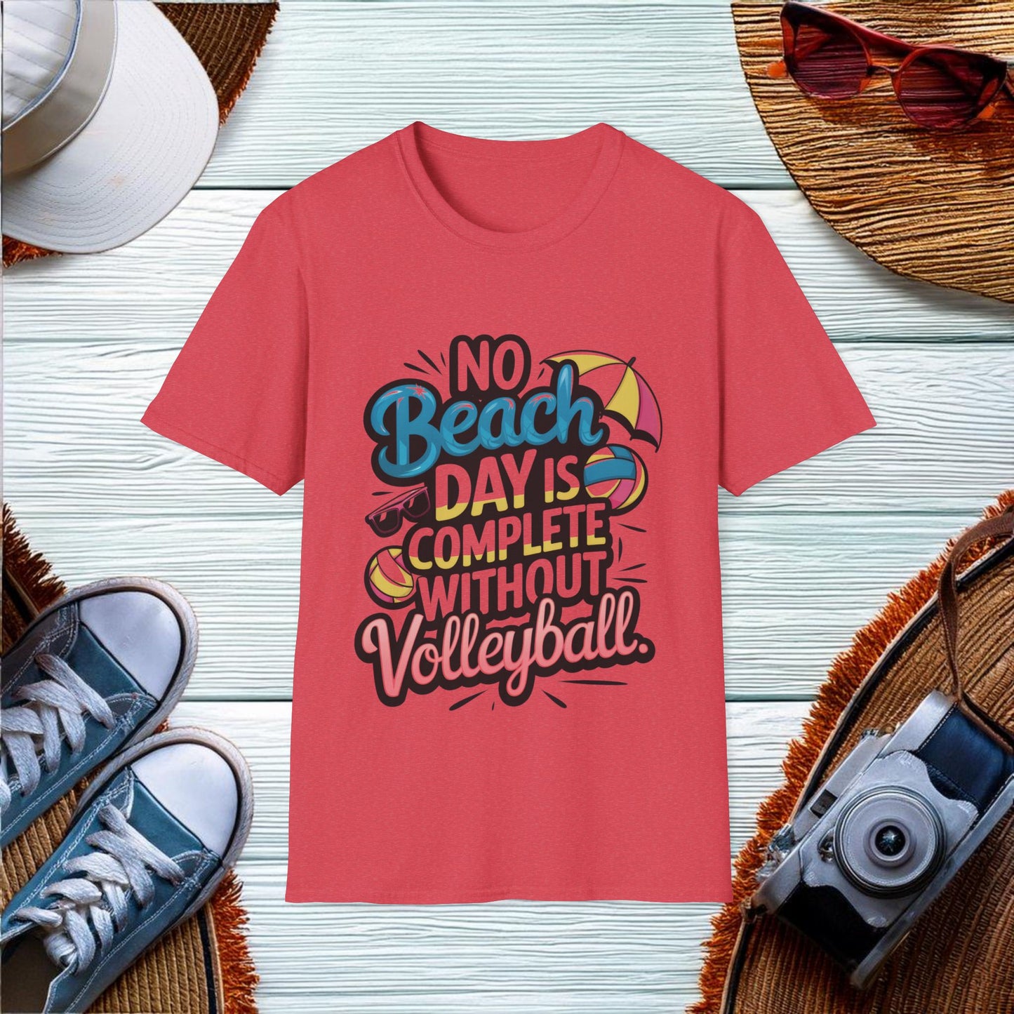 No beach day is complete without volleyball T-Shirt - Location: United States