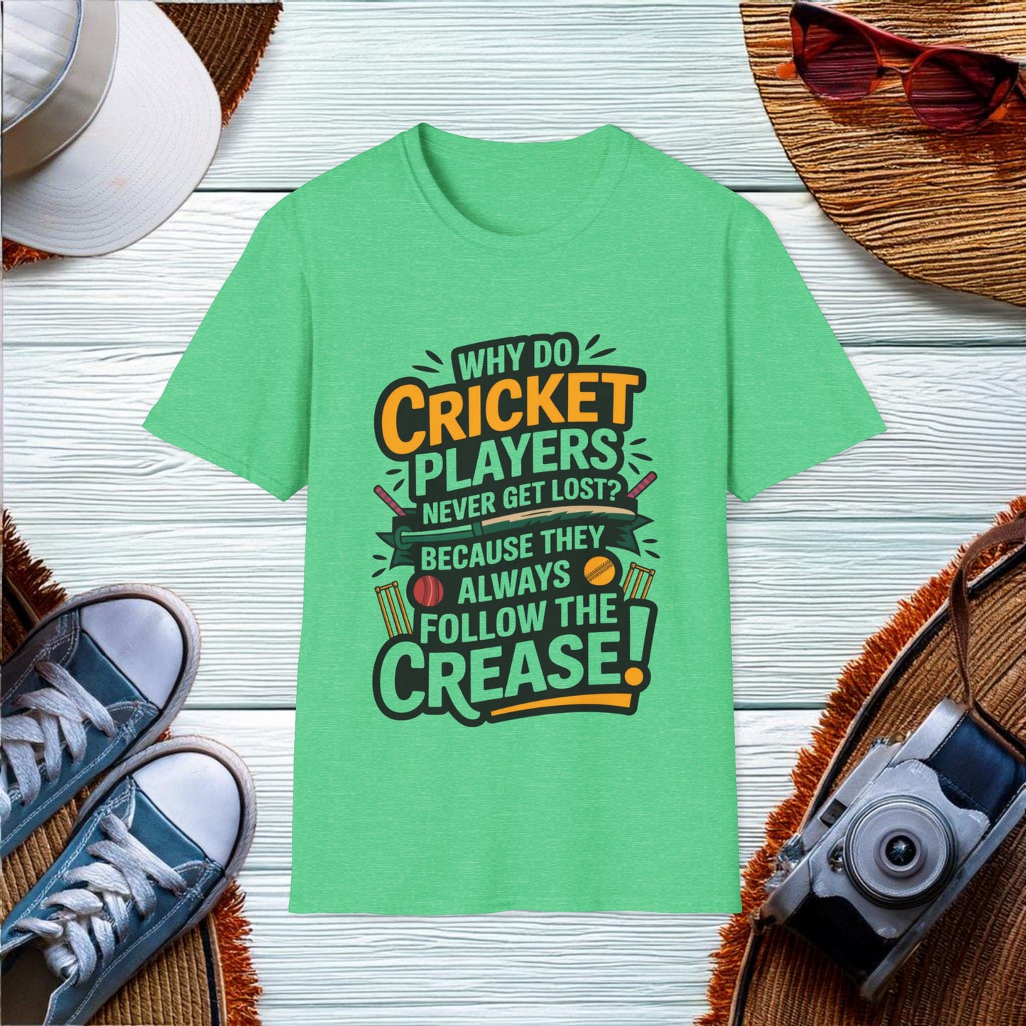 Cricket Humor T-Shirt - Location: United States