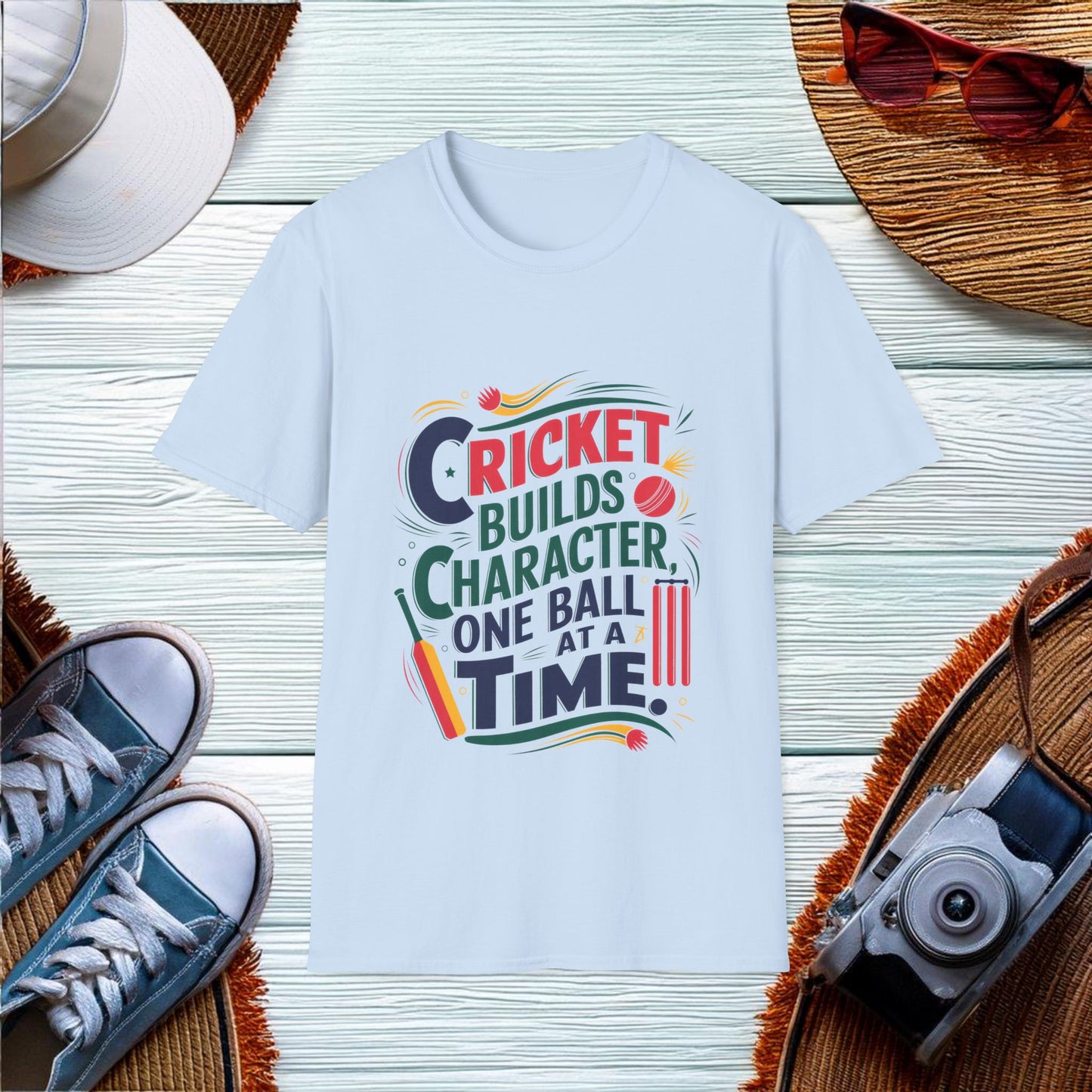 Cricket Character Building T-Shirt - Location: United States