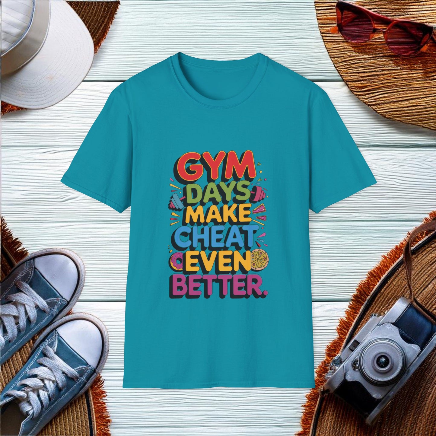 Gym Days and Cheat Days T-Shirt - Location: United States