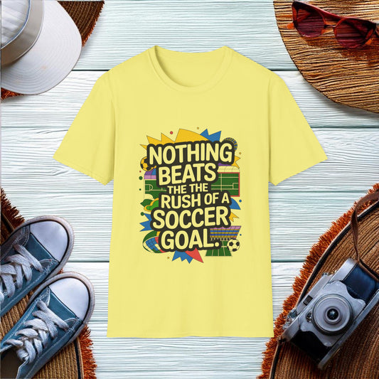 The Rush of a Soccer Goal T-Shirt - Location: United States