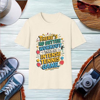 Intense Table Tennis Workout T-Shirt - Location: United States