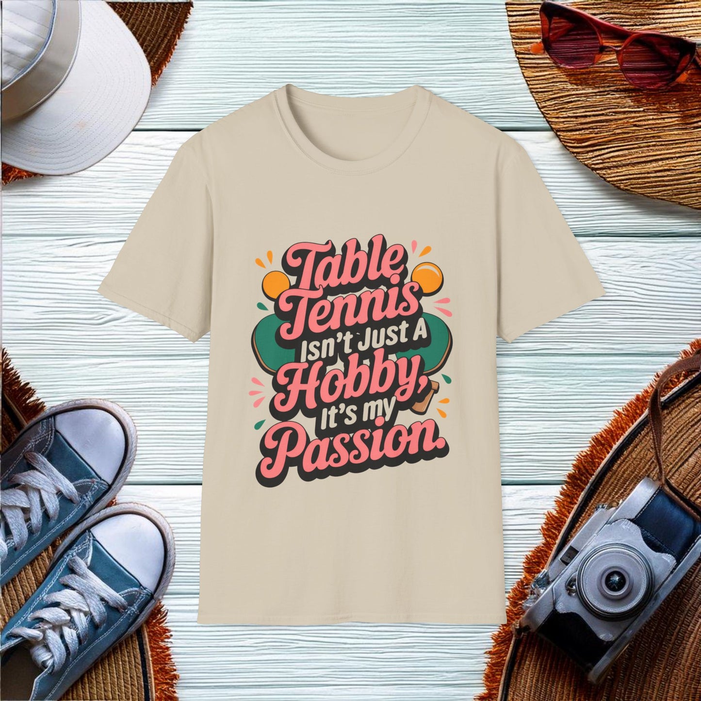 Passion for Table Tennis T-Shirt - Location: United States