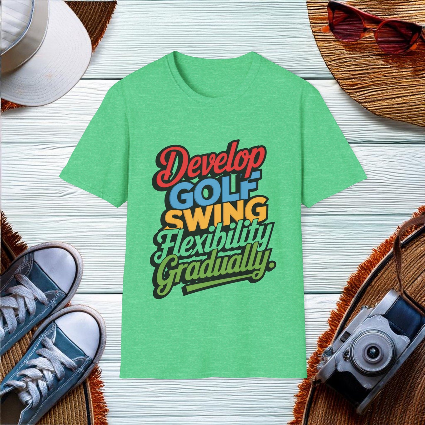 Developing Golf Swing Flexibility T-Shirt - Location: United States