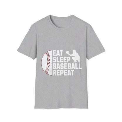 Eat Sleep Baseball Repeat T-Shirt