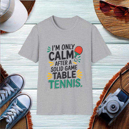 Calm After Table Tennis T-Shirt - Location: United States