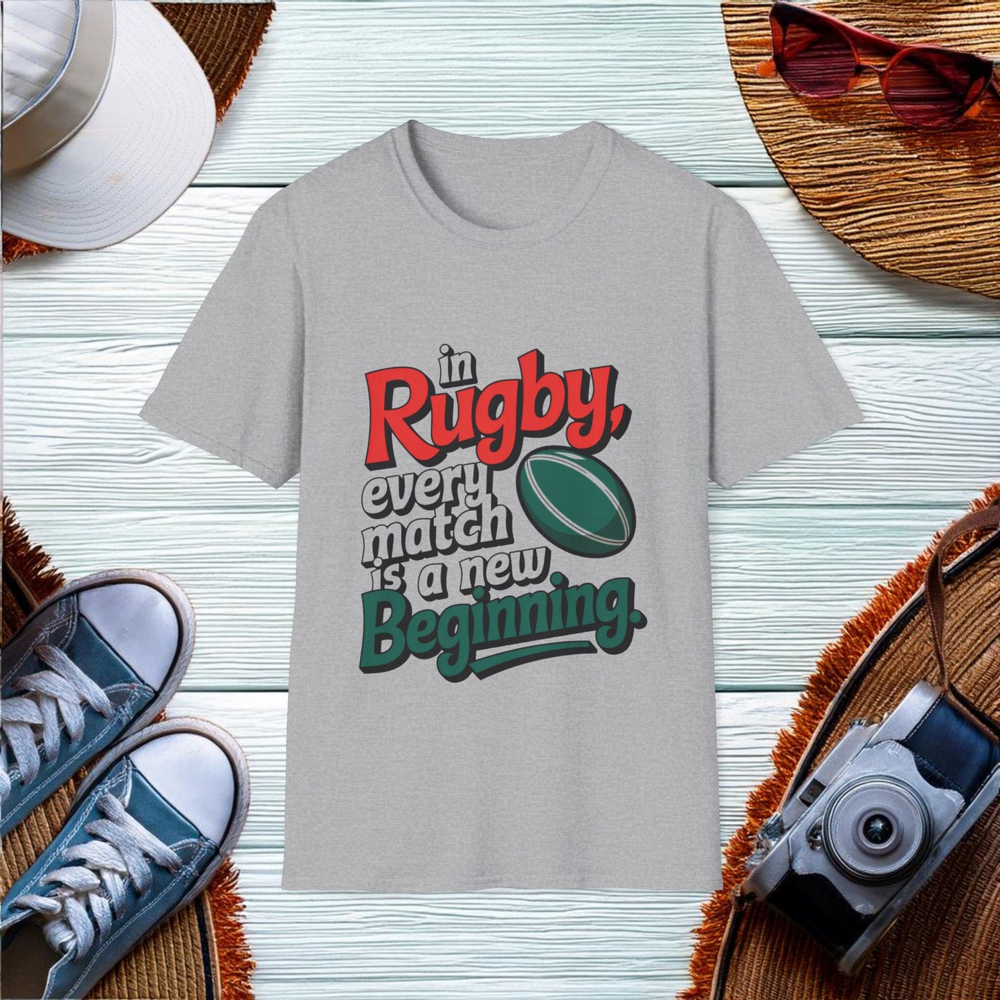 Inspiration for Rugby Enthusiasts T-Shirt - Location: United States