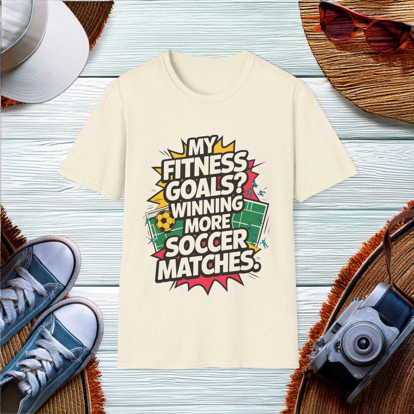 Soccer Fitness Goals T-Shirt - Location: United States