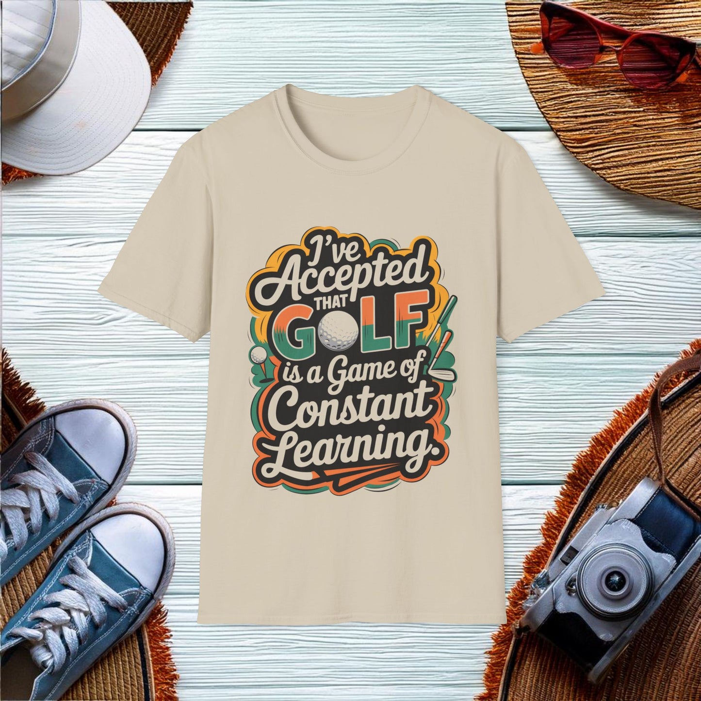 Constant Learning in Golf T-Shirt - Location: United States