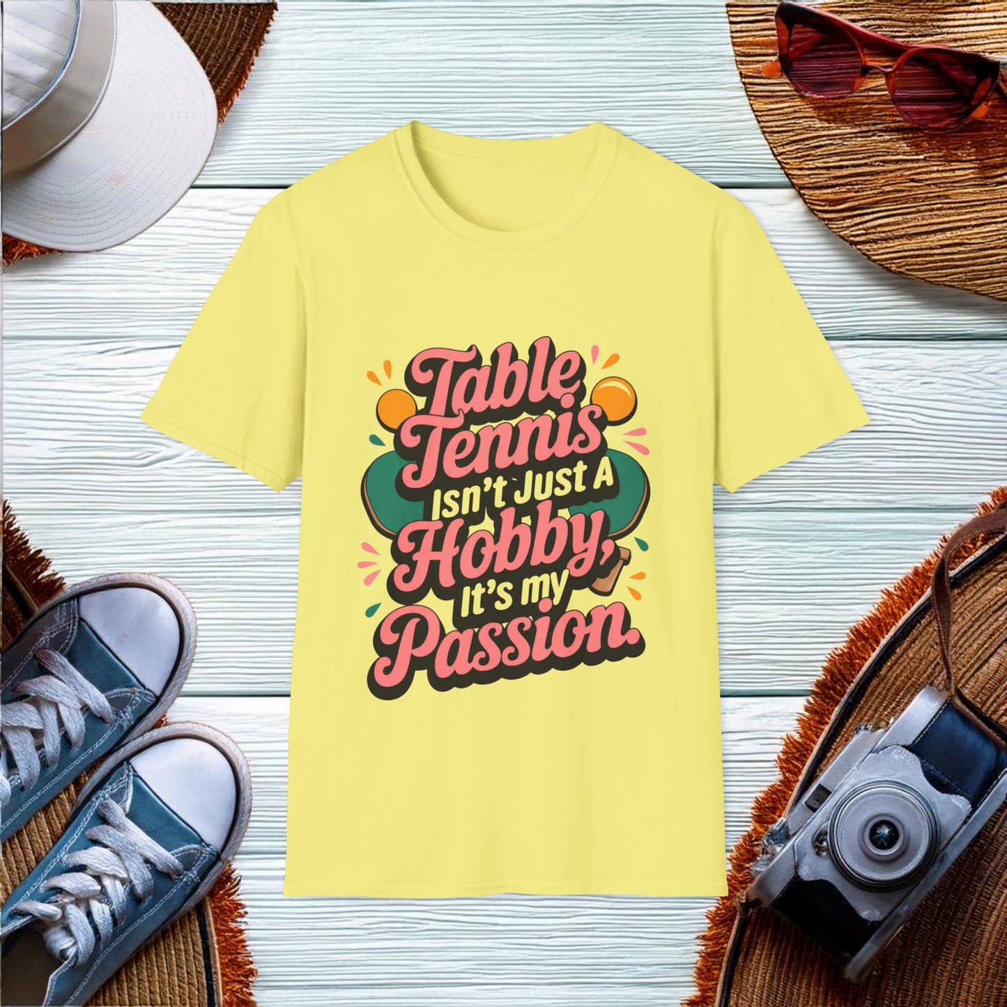 Passion for Table Tennis T-Shirt - Location: United States