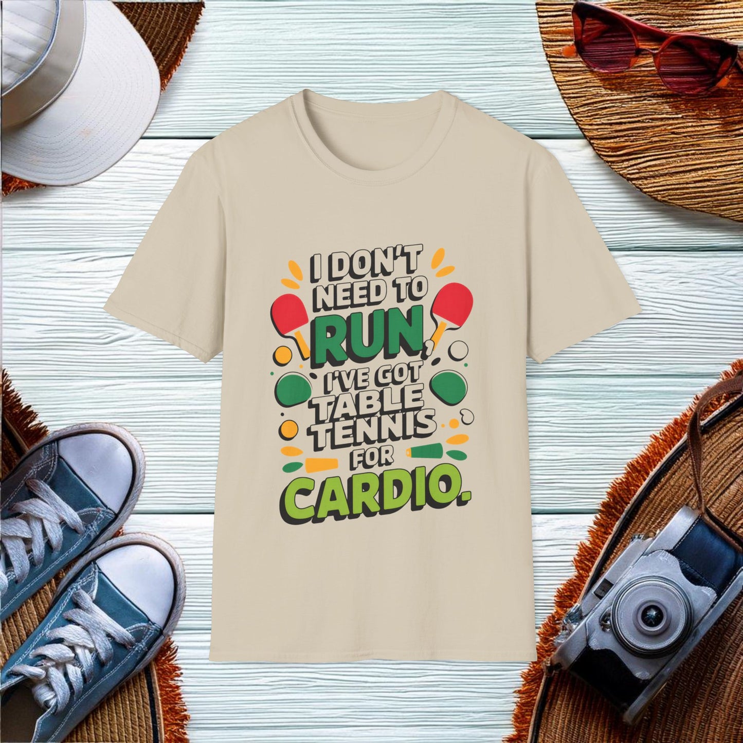 Table Tennis Cardio T-Shirt - Location: United States