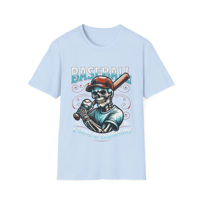 Baseball Skull Vintage T-Shirt