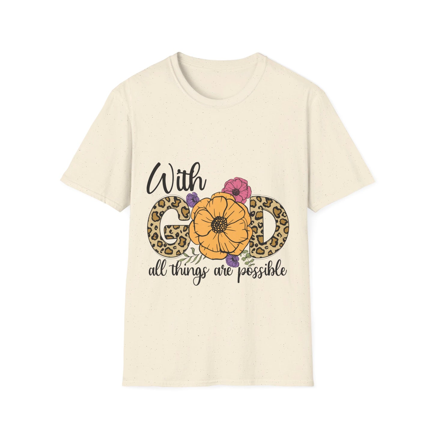 with god all things are possible-  T-Shirt