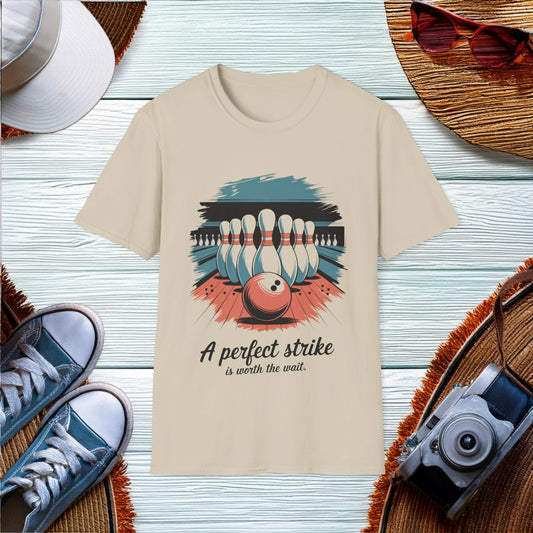 A perfect strike is worth the wait T-Shirt - Location: United States