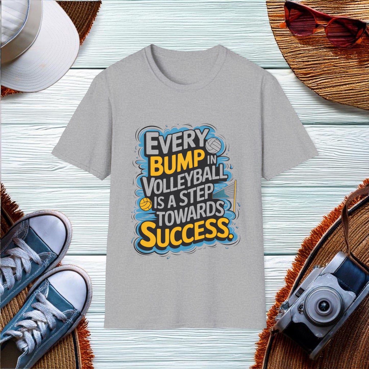 Every bump in volleyball is a step towards success T-Shirt - Location: United States