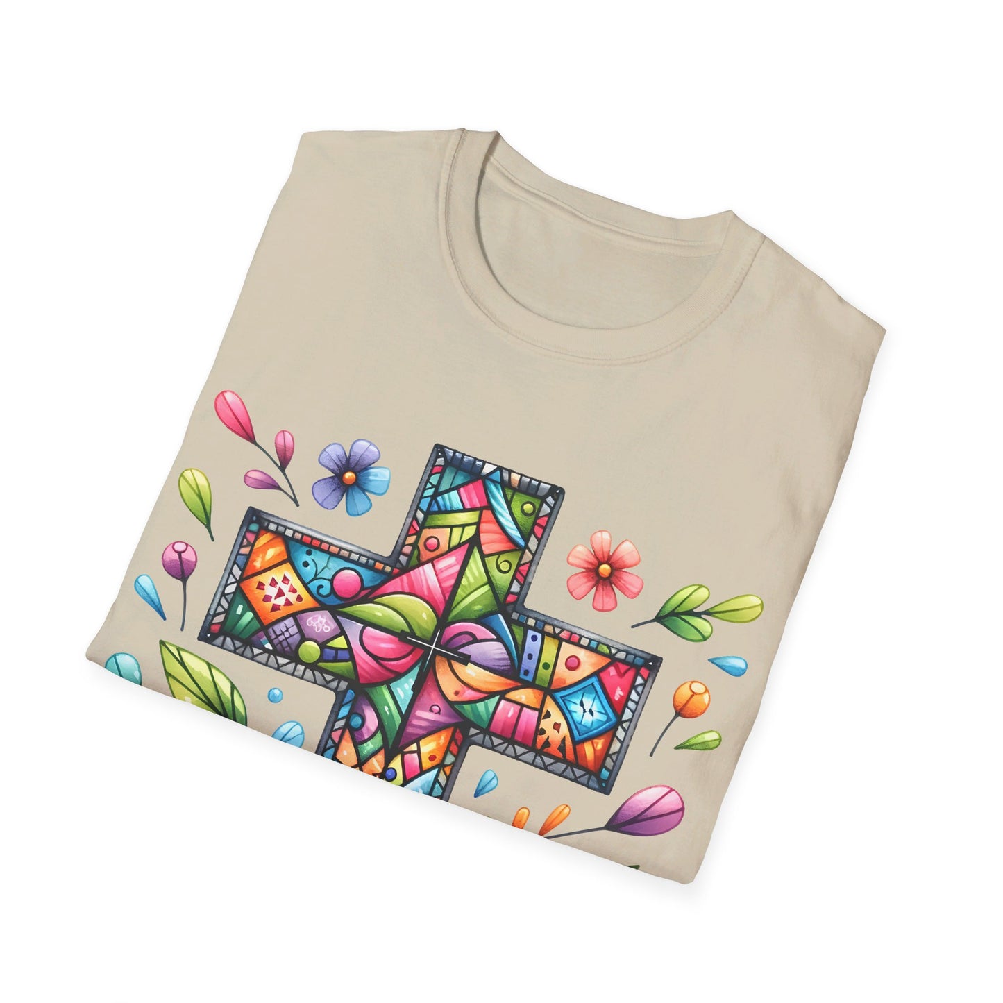 Faith - Cross - flowers  T-Shirt