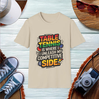 Table Tennis Competitive Spirit T-Shirt - Location: United States